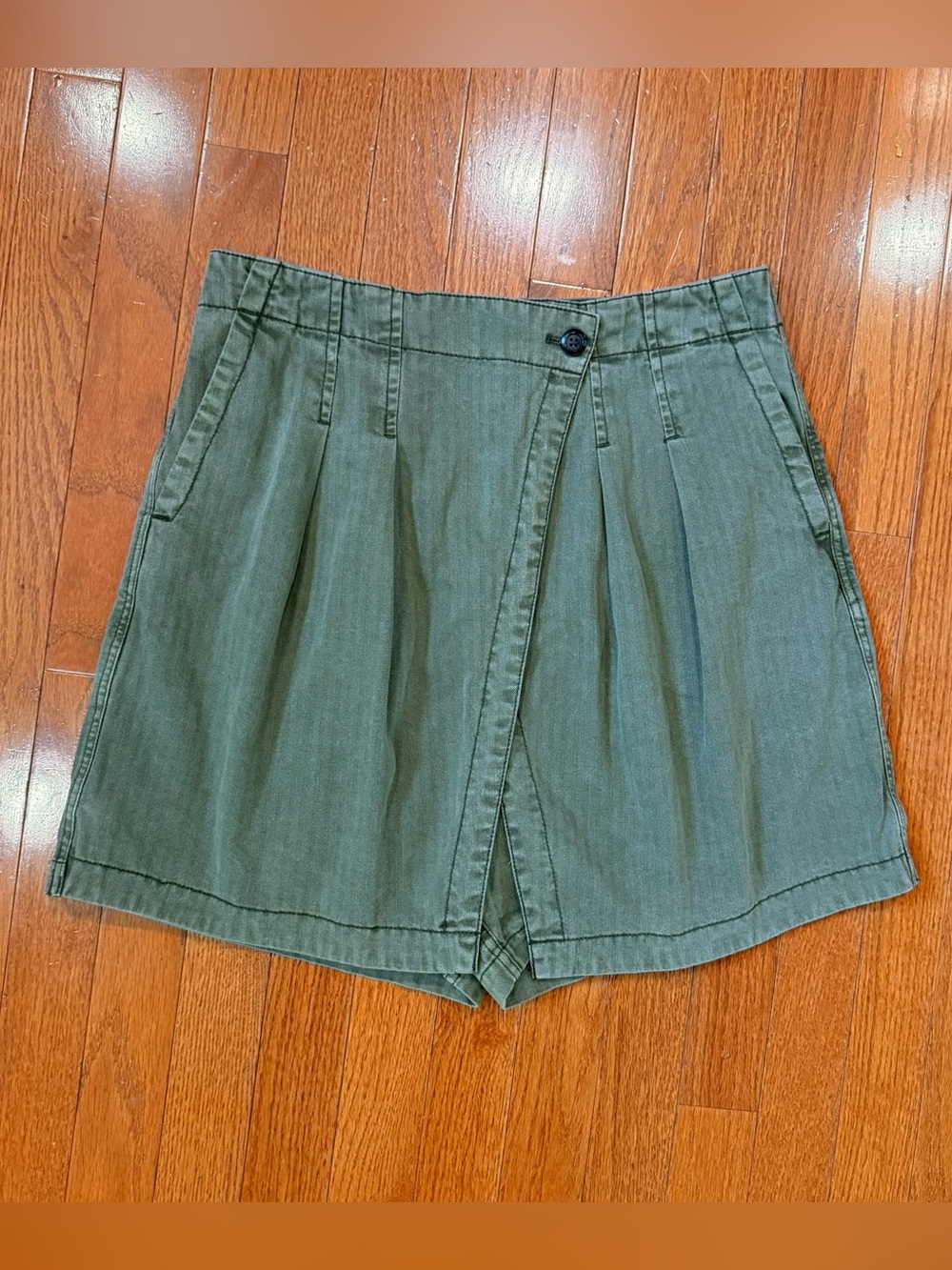 Free People Womens 10 Layered Front Shorts Skort Skirt Mini Utility Issa ?